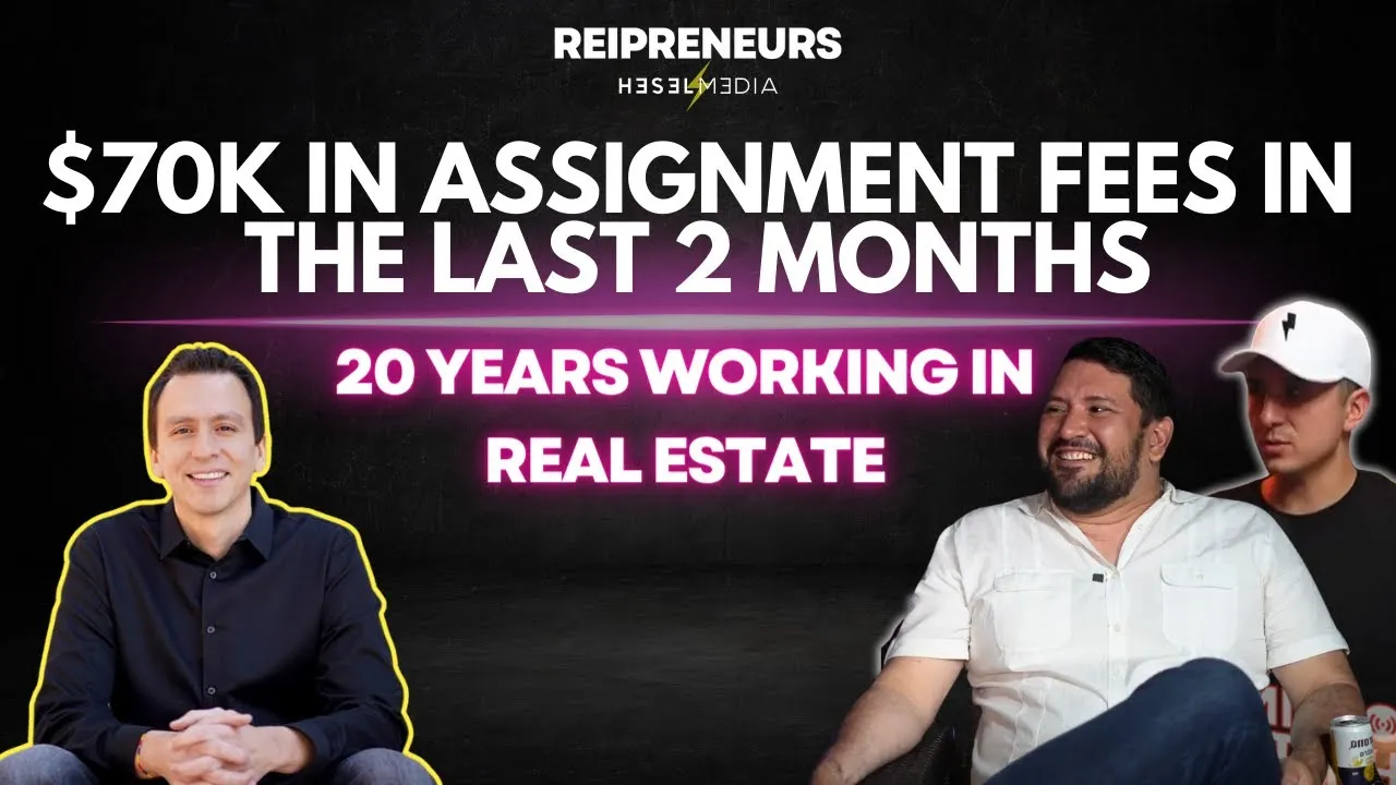 Jonathan Blanco real estate assignment fee success story earning 70K in two months