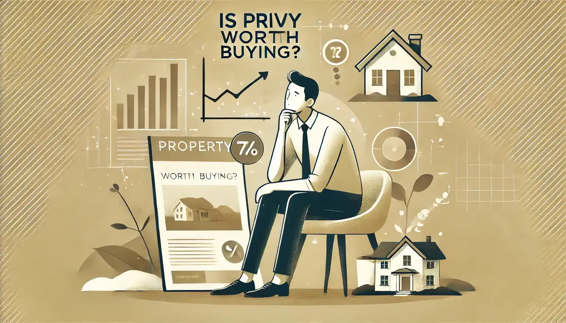 Illustration of an investor thinking about whether the Privy real estate software is worth buying