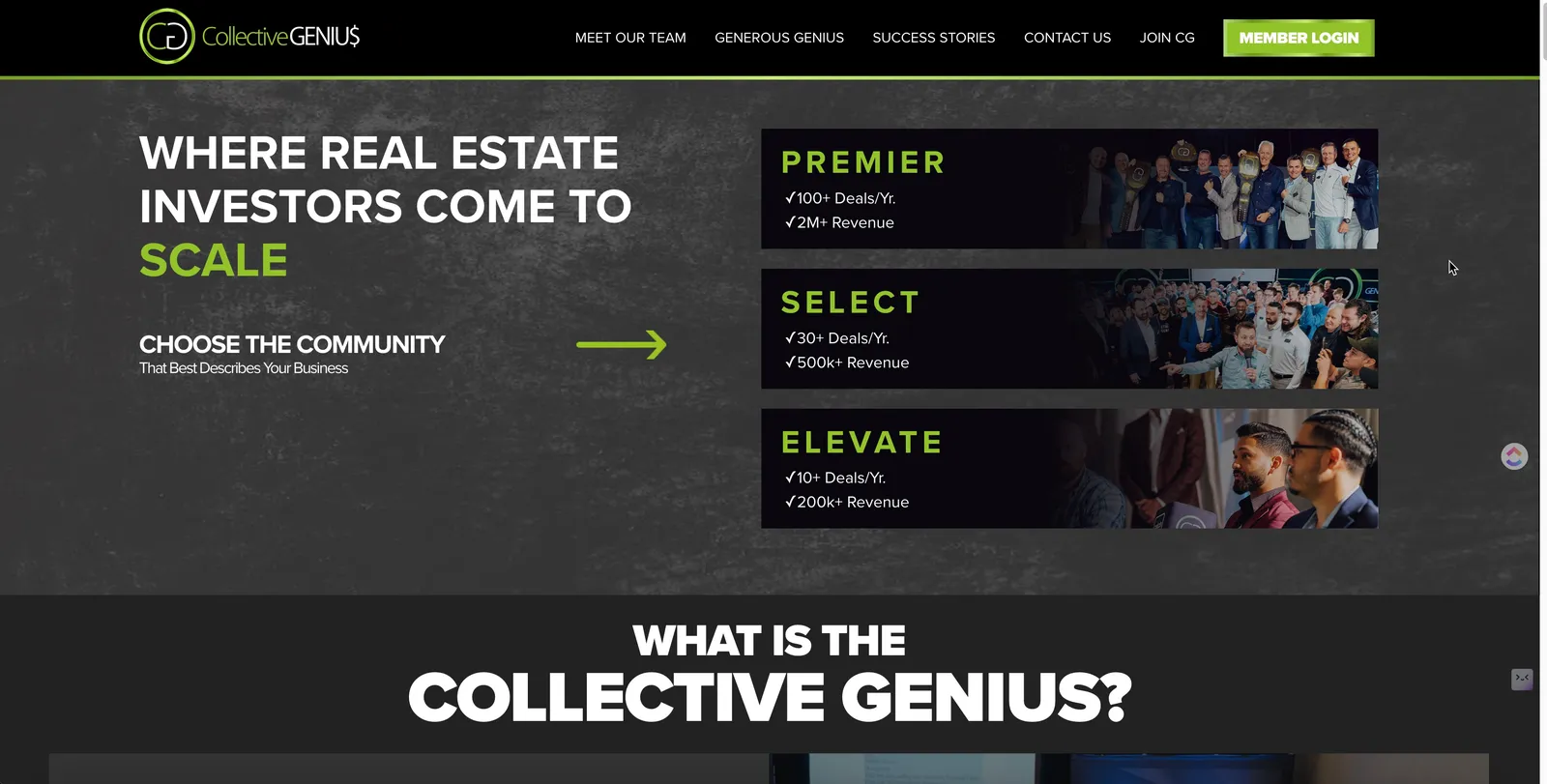 Collective Genius real estate mastermind explained for high level investors