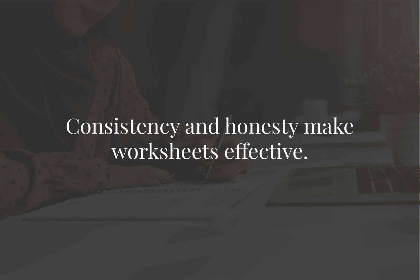 How to Use CBT Worksheets Effectively