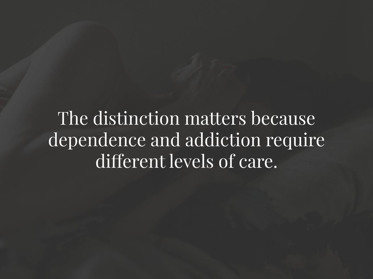 Why the Distinction Matters for Treatment