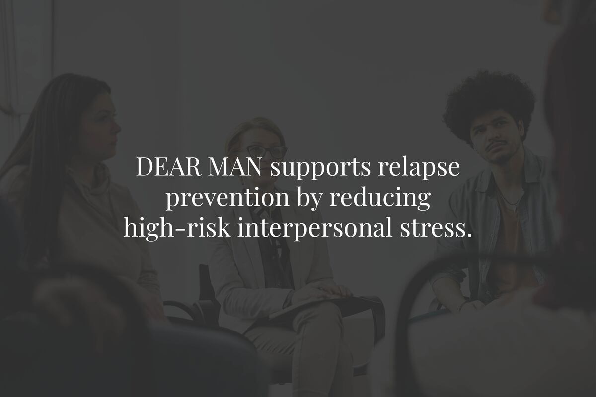 How Does DEAR MAN Connect to Relapse Prevention?