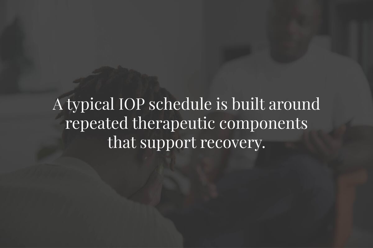 What Are the Core Parts of an IOP Daily Schedule?