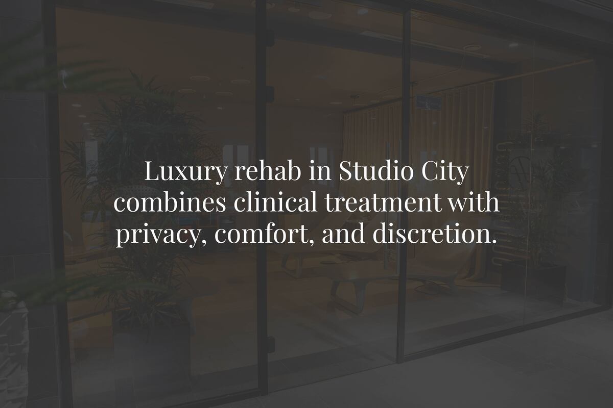 What Makes Studio City a Strong Location for Rehab?