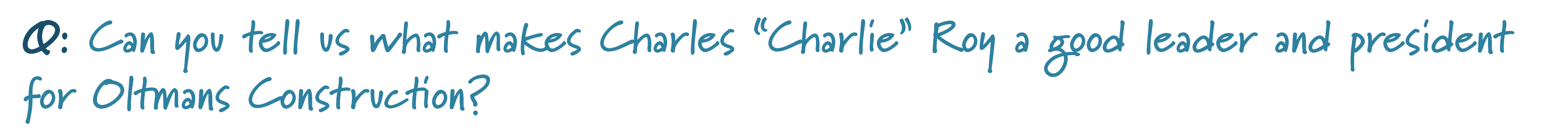 New President, Charlie