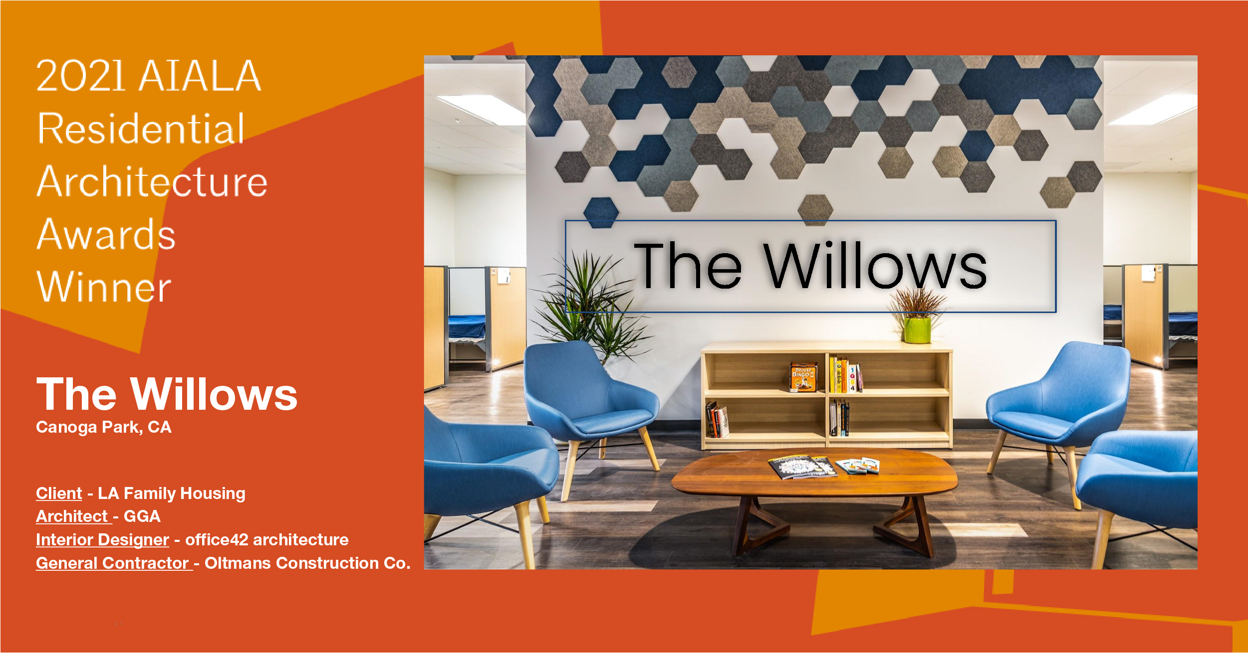 The Willows Honored at the AIALA Residential Architecture Awards