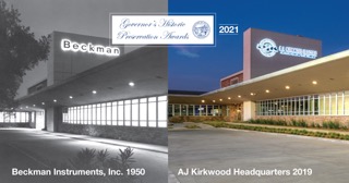 2021 Governor’s Historic Preservation Award – AJ Kirkwood Headquarters, Fullerton, CA