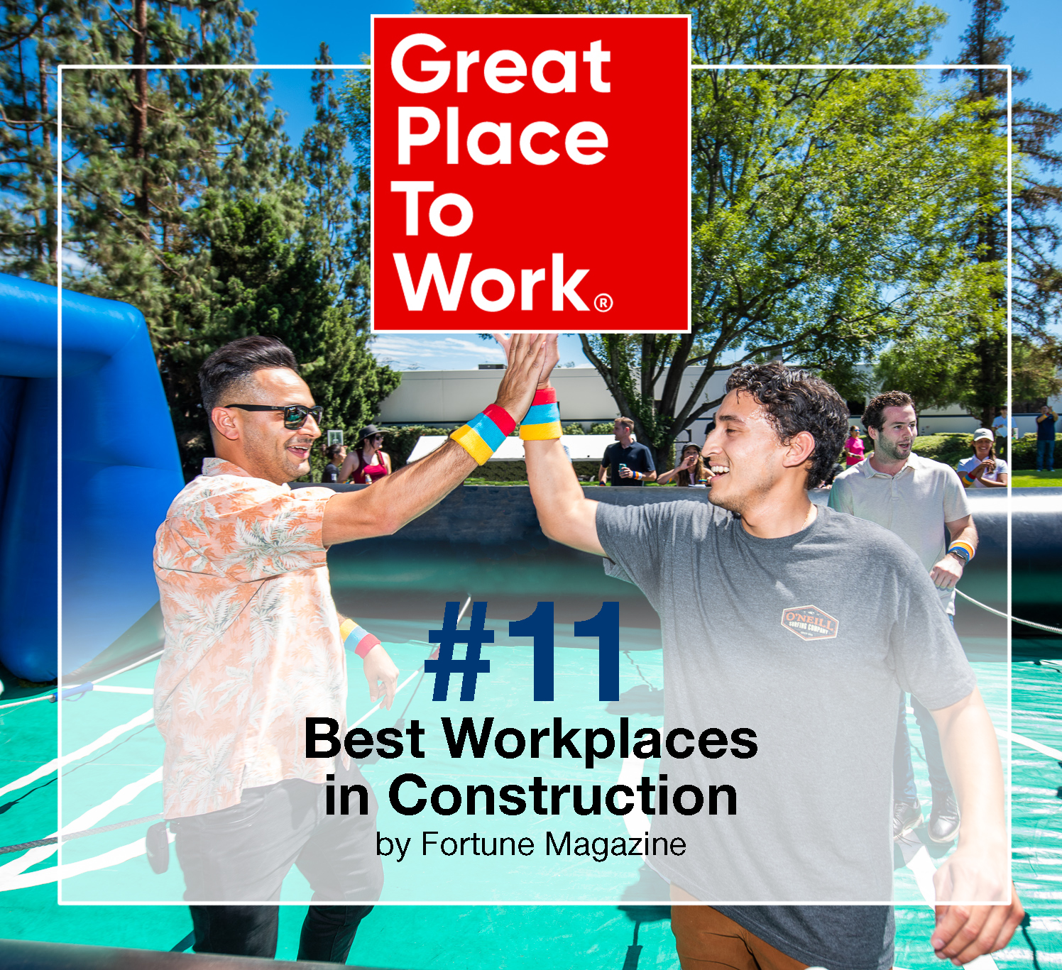 Oltmans Construction Co. is recognized as a Best Workplace in Construction by Fortune Magazine