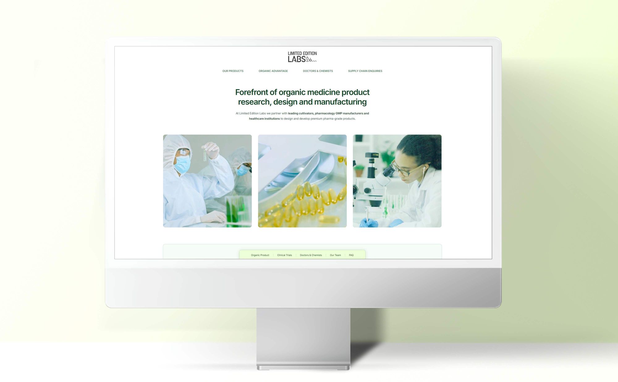 LTD Labs - website designed by Vlad Kutepov