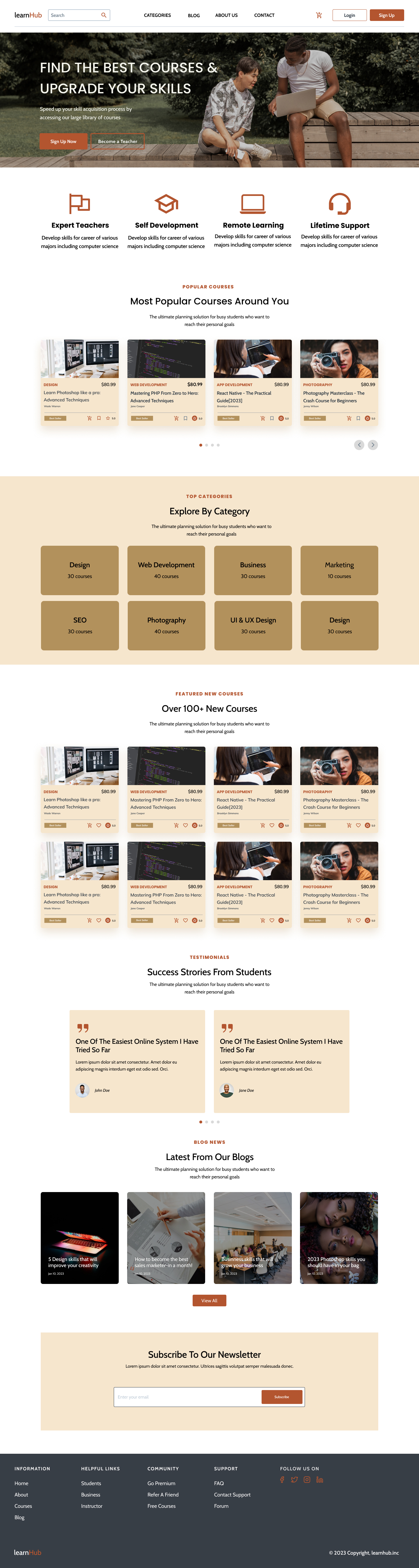 A screenshot of web page