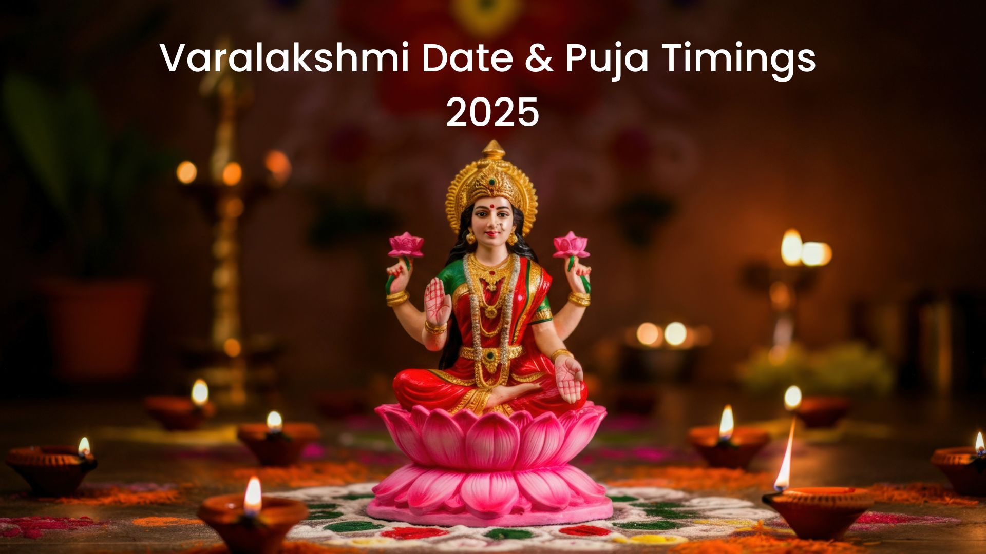 Varalakshmi 2025: Date, Significance, Muhurat, Etc.