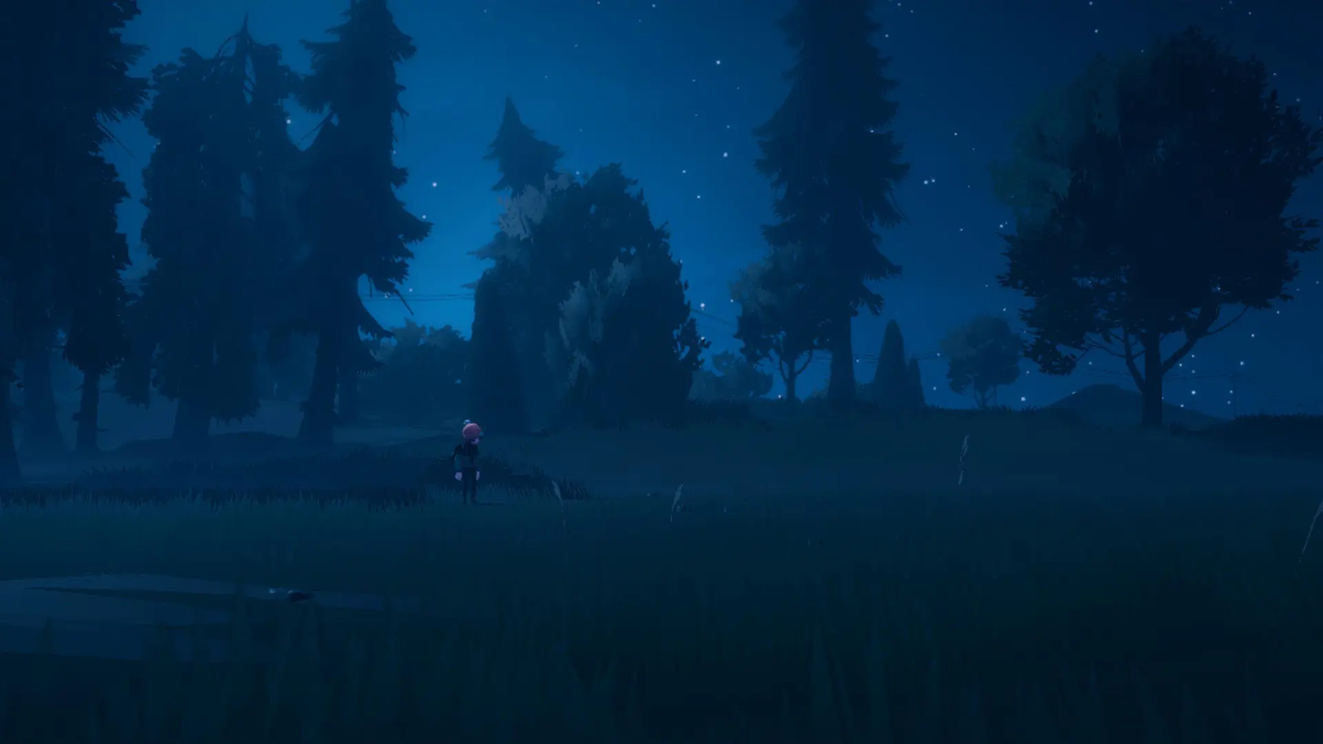 A young boy finds himself in a dark forest after running away from home.