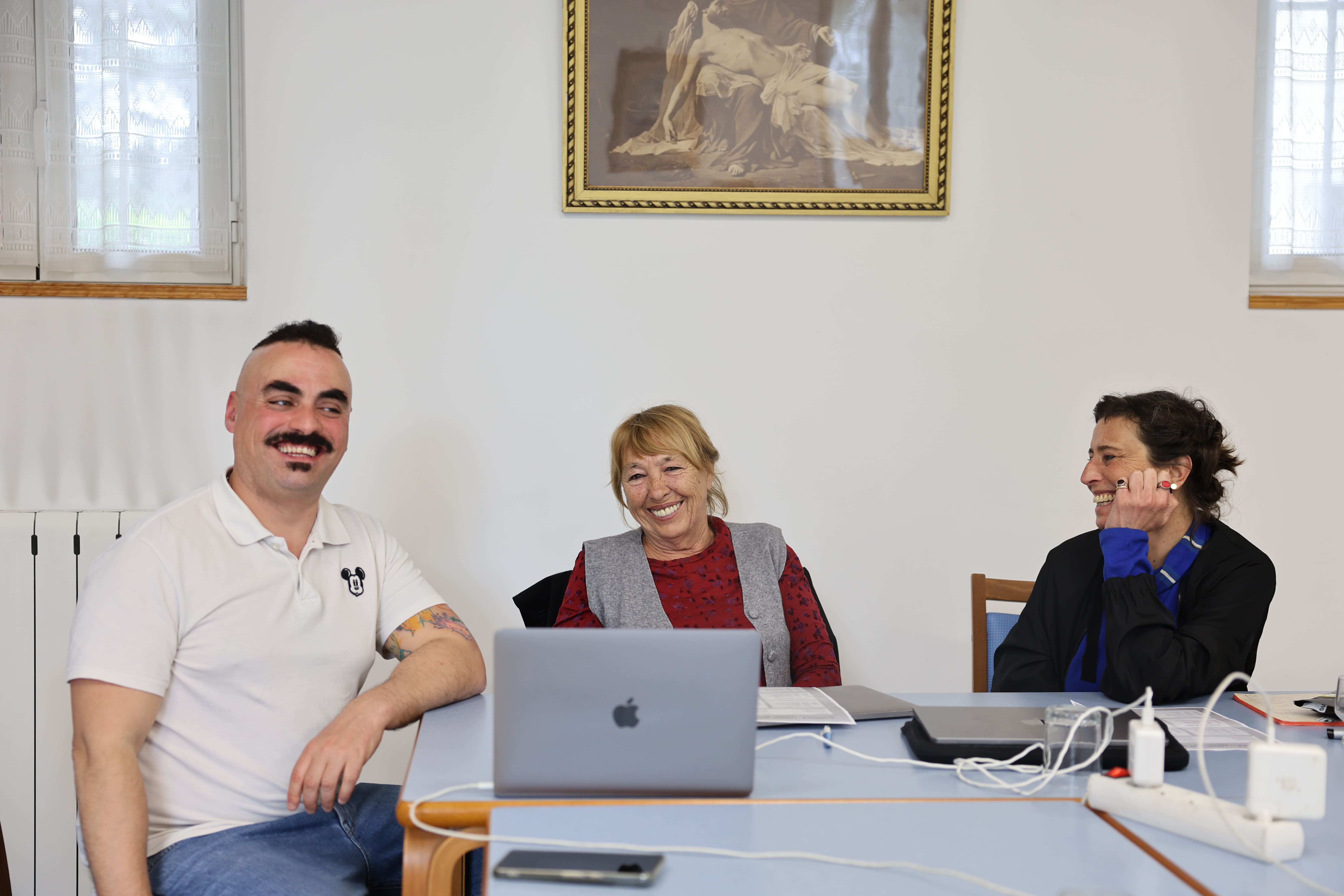 Des auteurs lors de nos résidences d'écriture