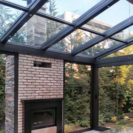 Opening Fixed Glass Roof