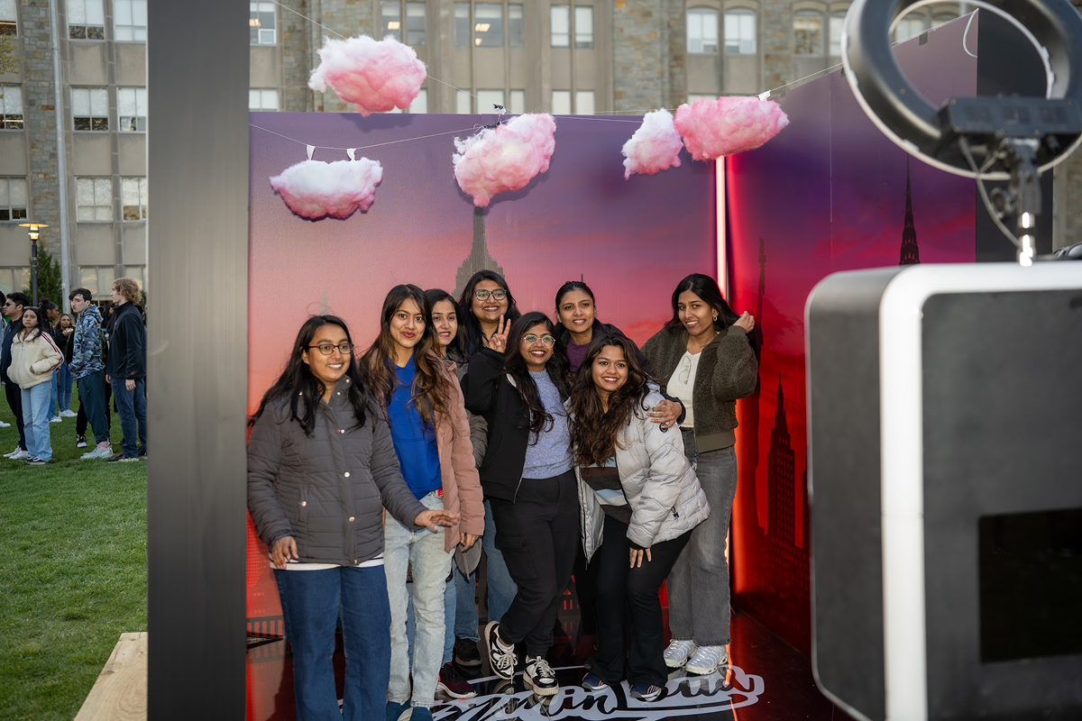 Friends posing at Stormin Loud
