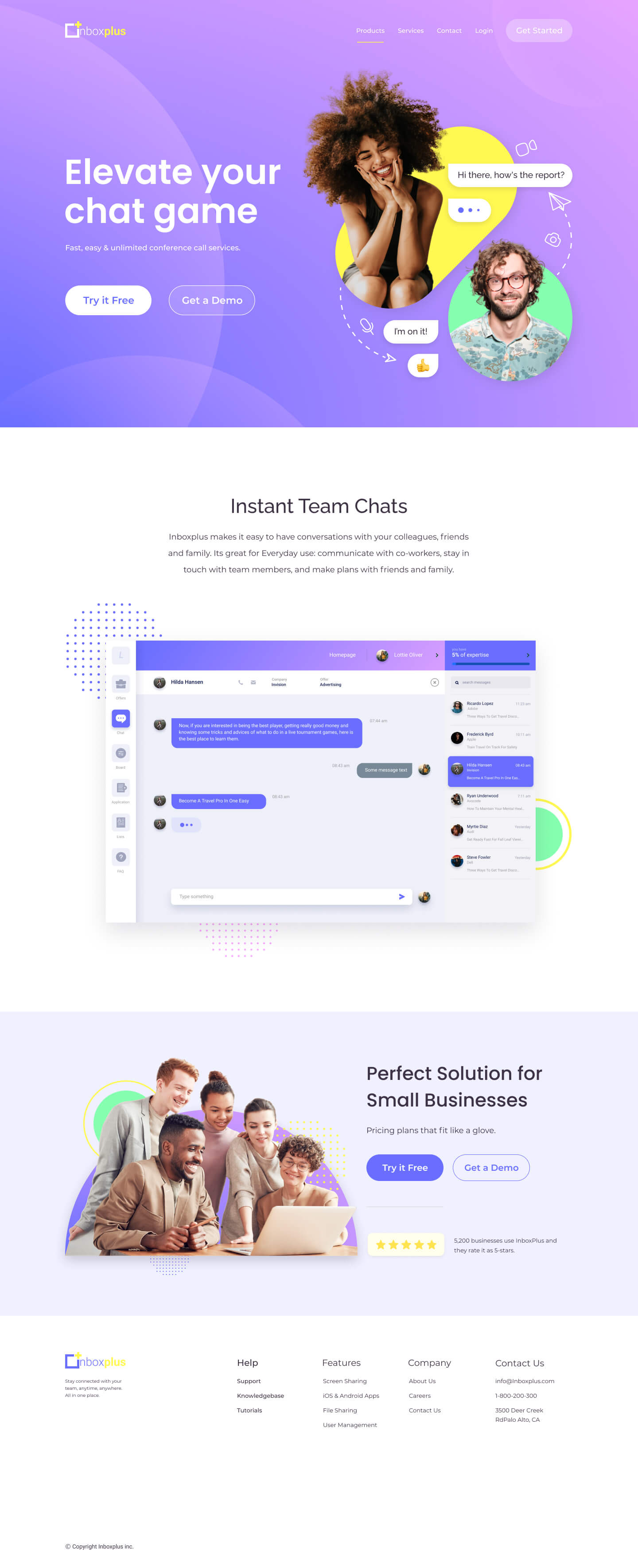 A screenshot of web page