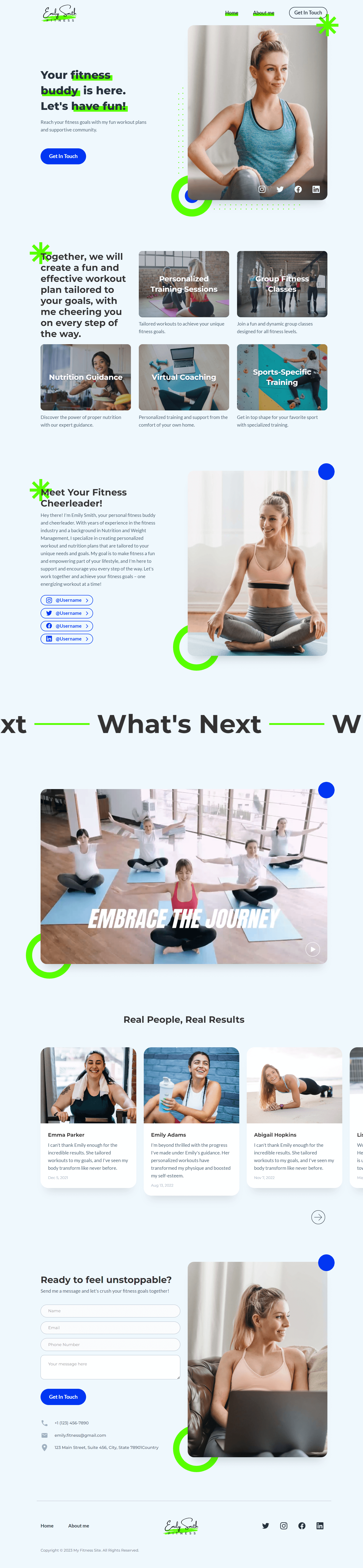 A screenshot of web page