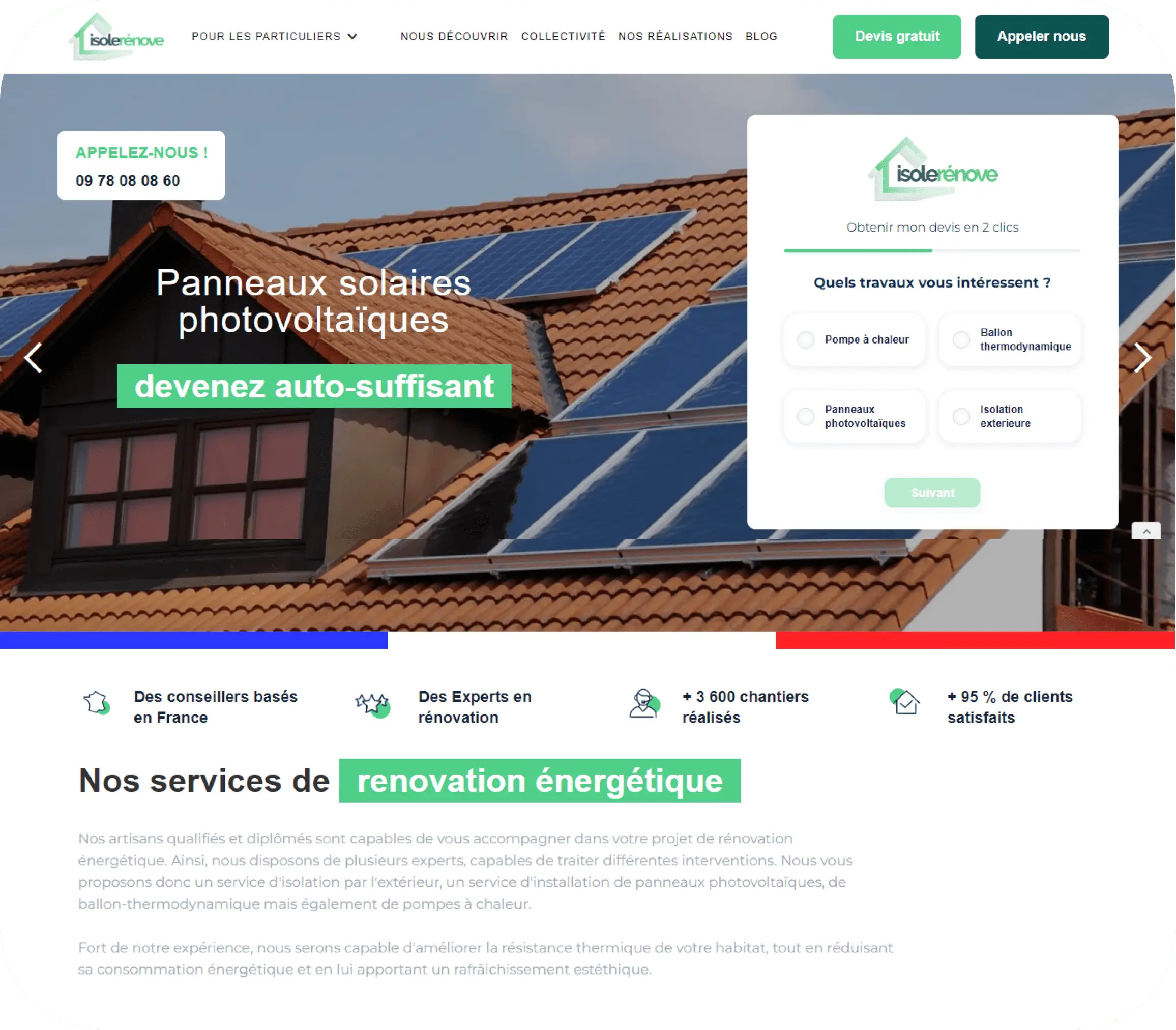 Interface IsoleRenove