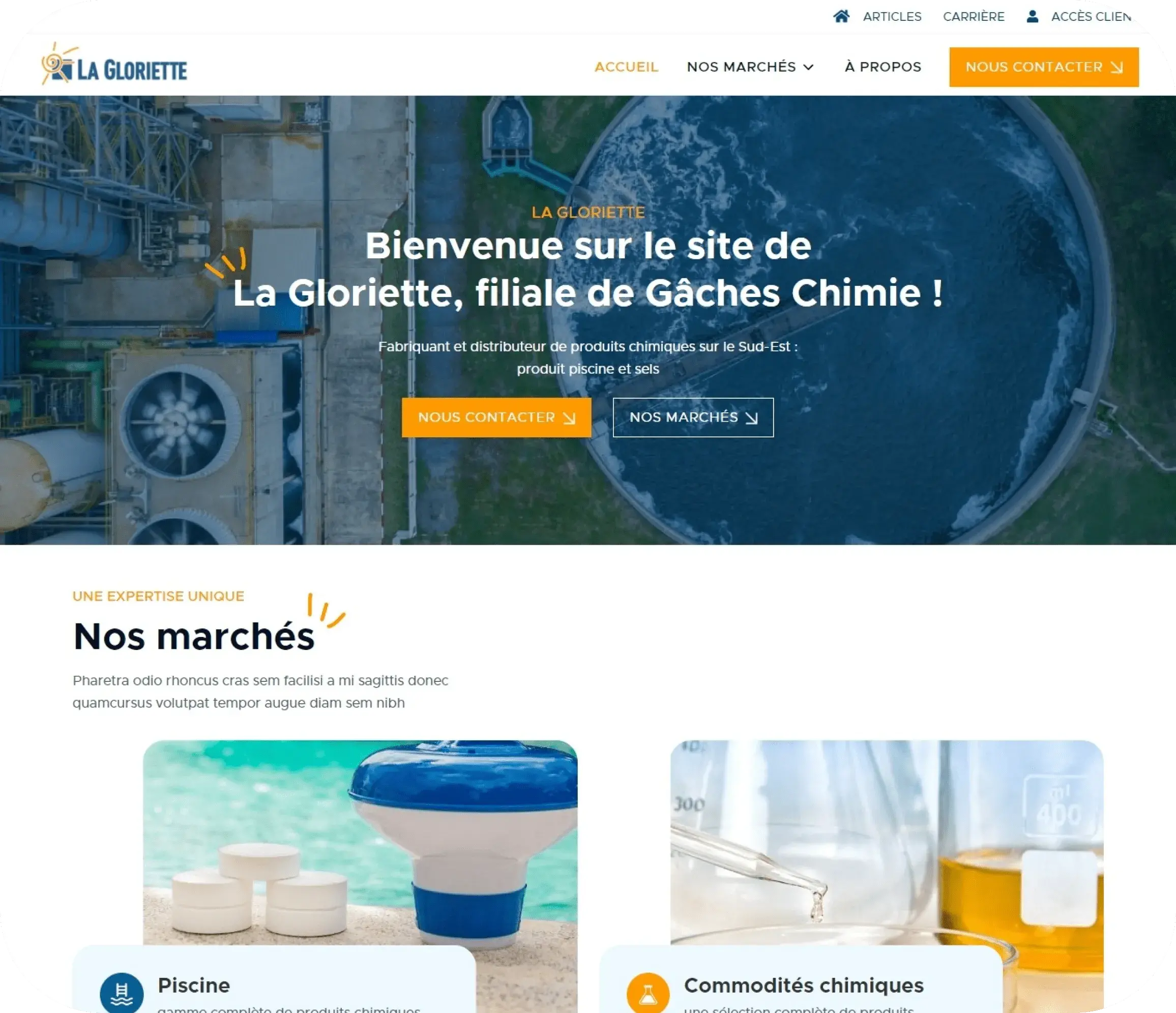 Interface La Gloriette