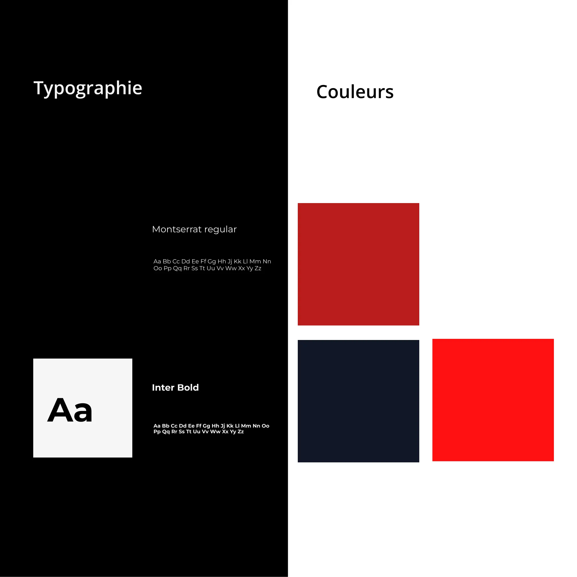 Typographie AHM Filets