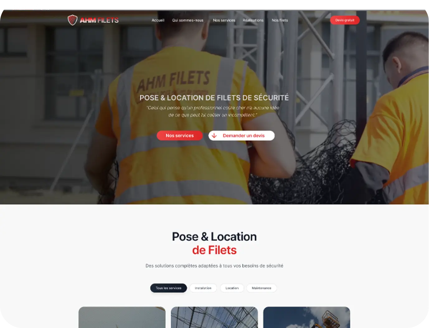 Interface AHM Filets