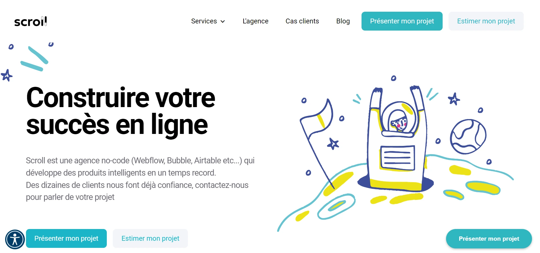 Home page Scroll Agency