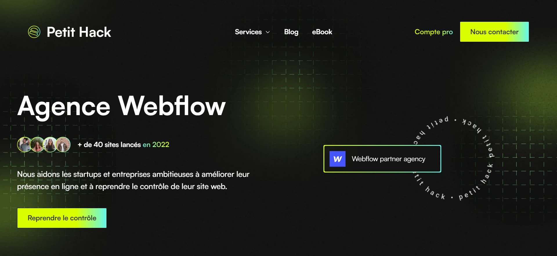 Home page Petit Hack