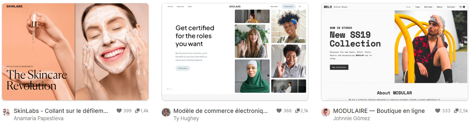 SItes template Webflow