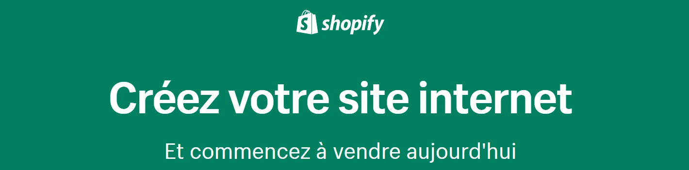 Shopify homepage