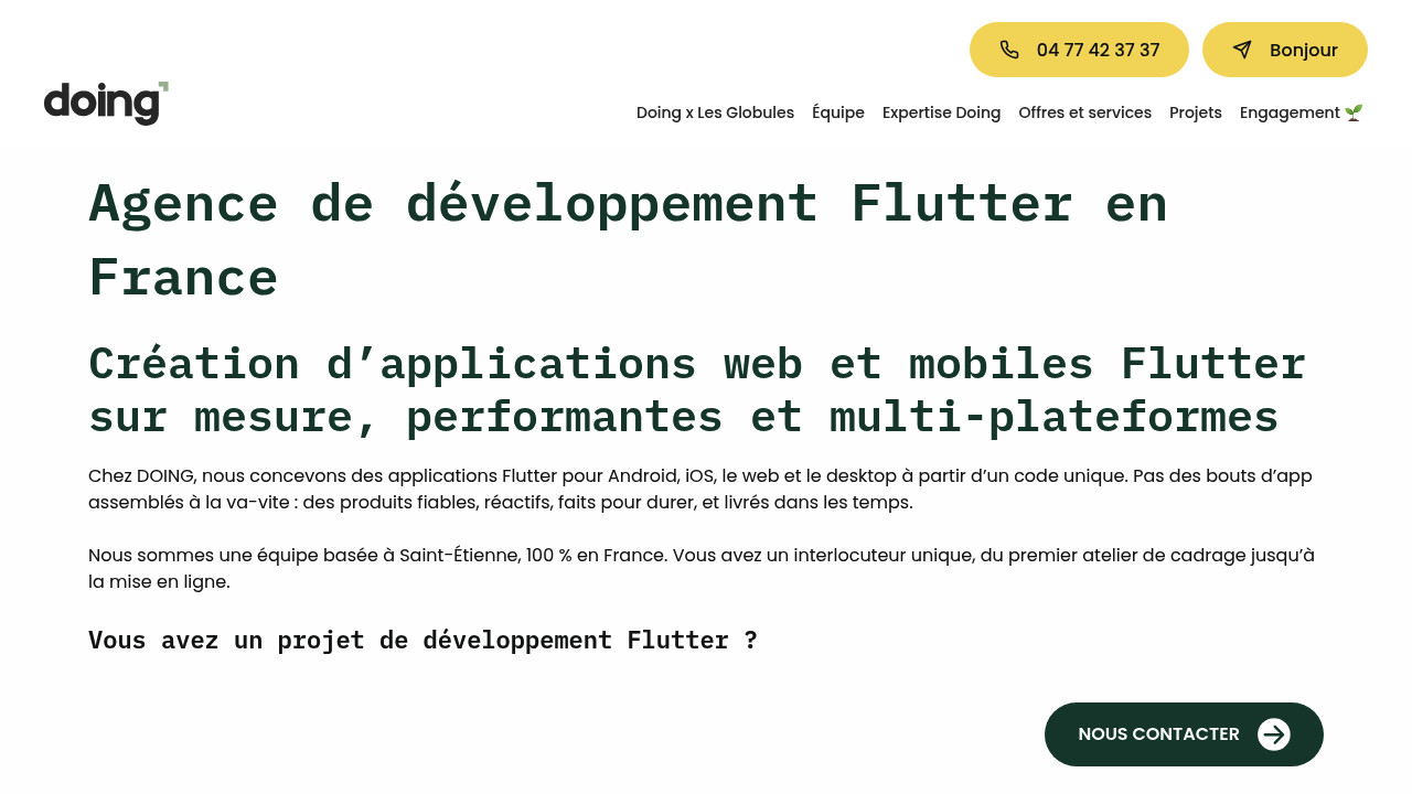 Screenshot of https://www.doing.fr/agence-developpement-application-flutter/