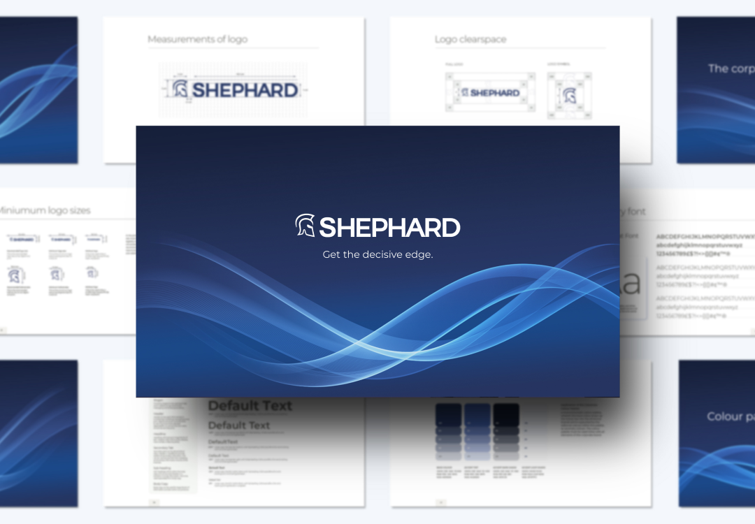 Lots of people walking past in business suits