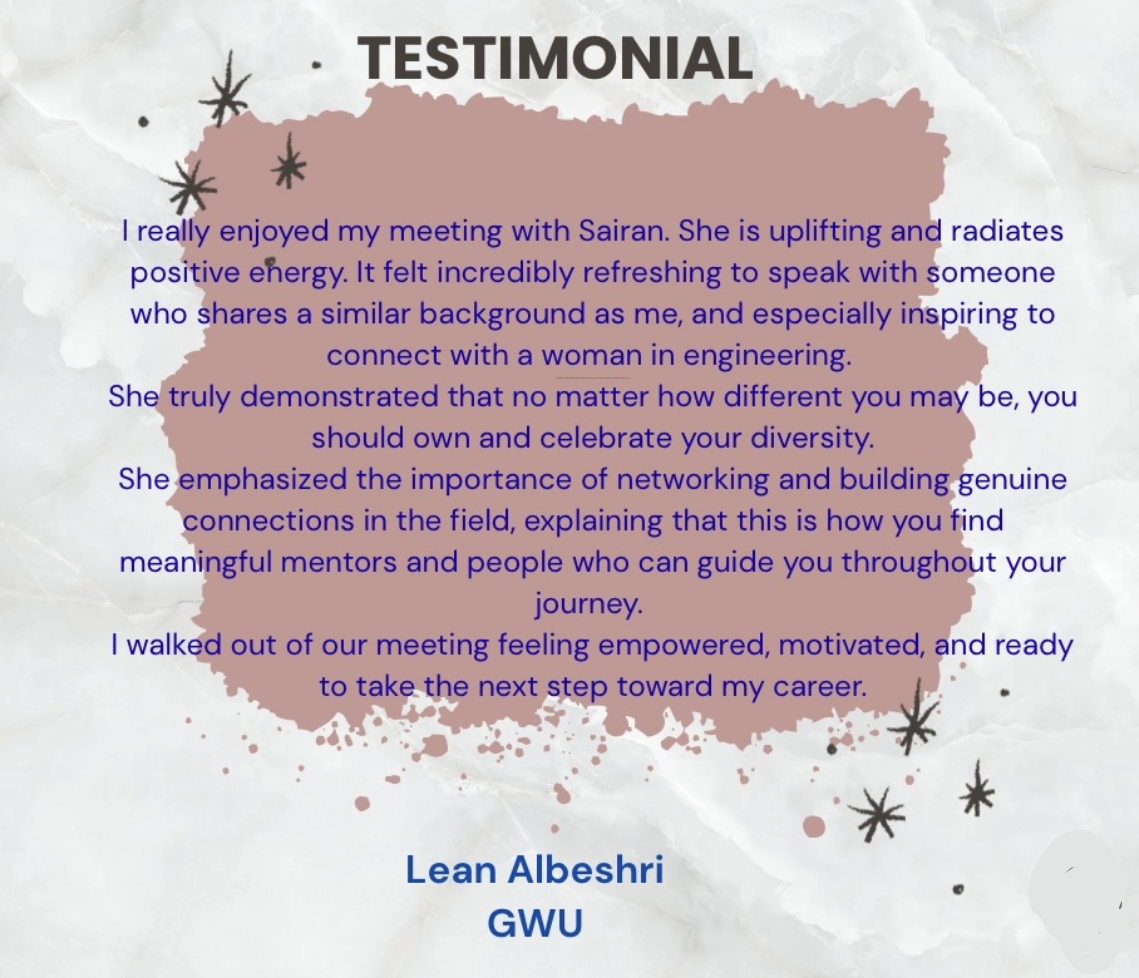Client testimonial