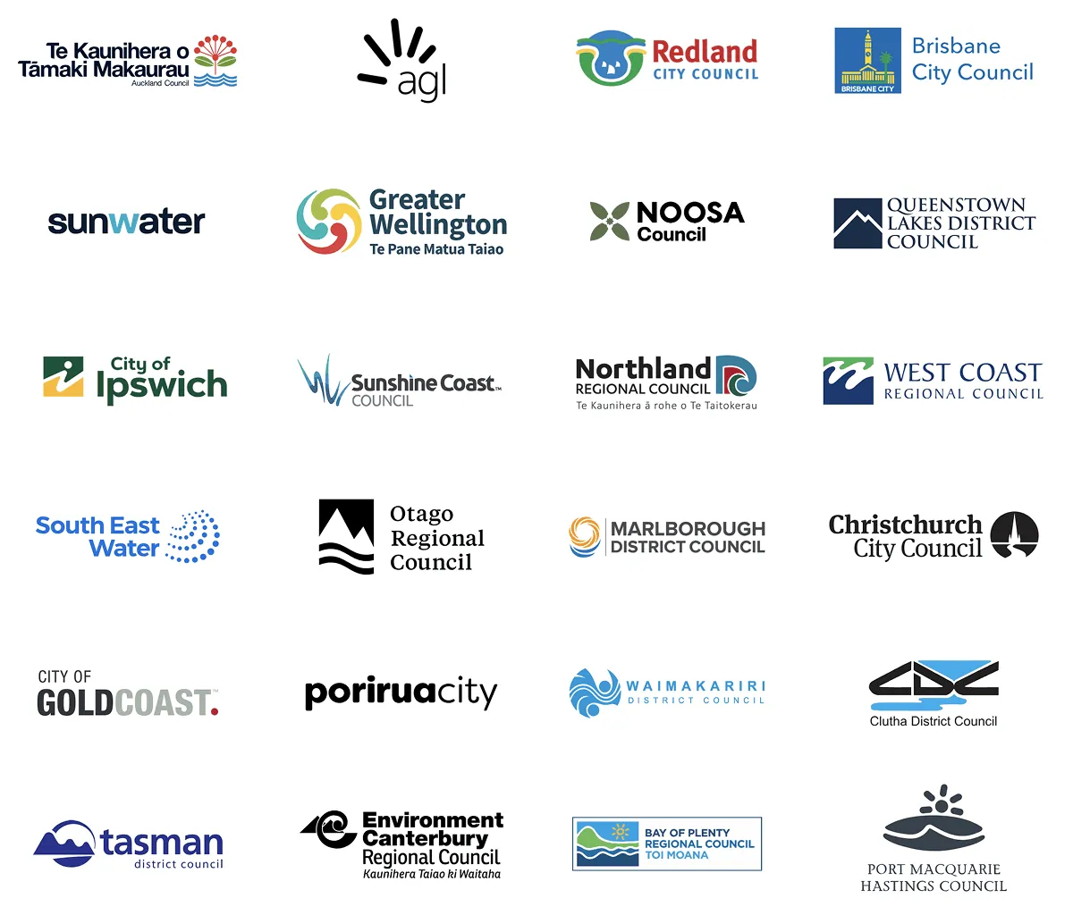 Logos of HiLo customers across New Zealand and Australia