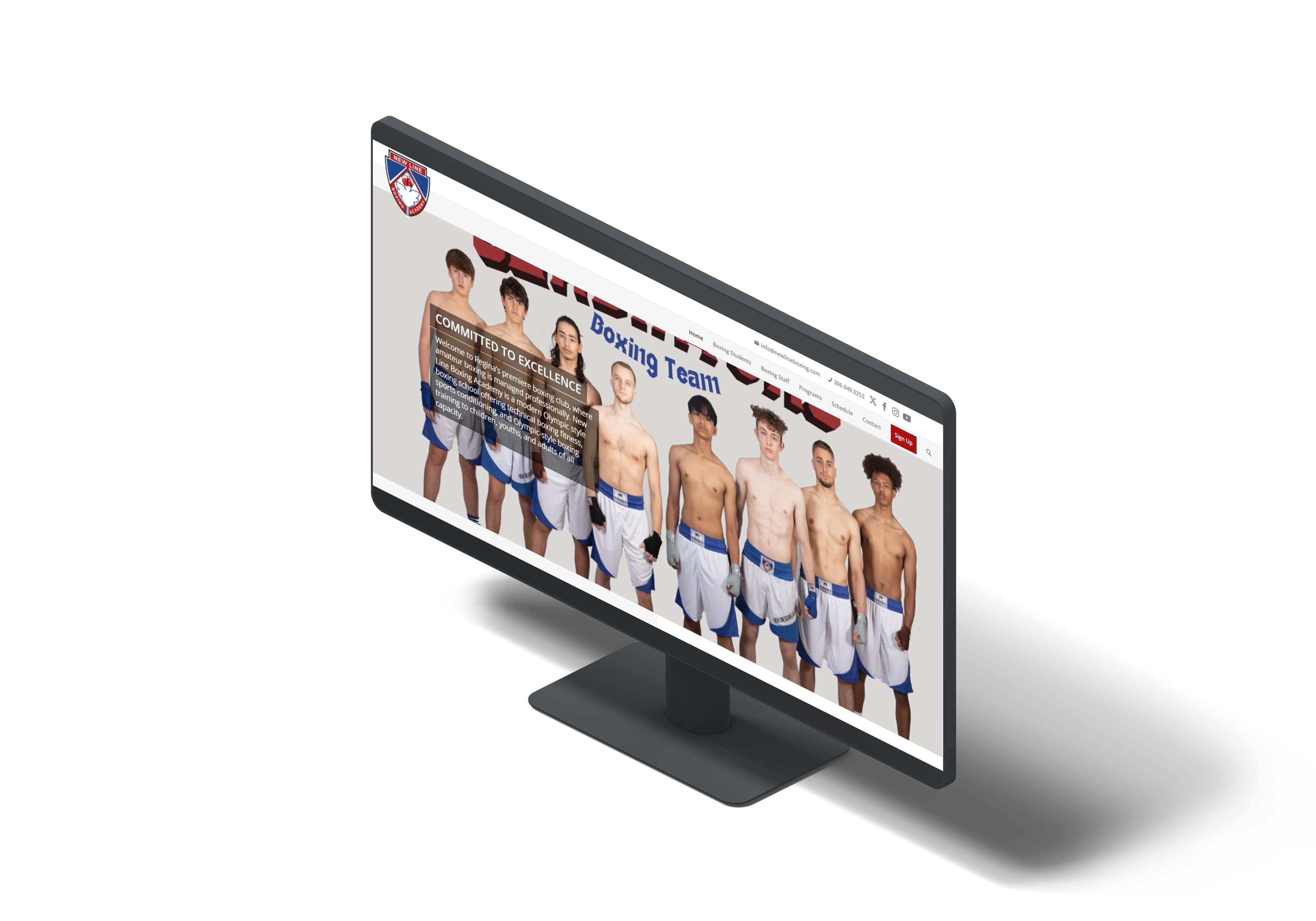 Newline Boxing Academy case study image