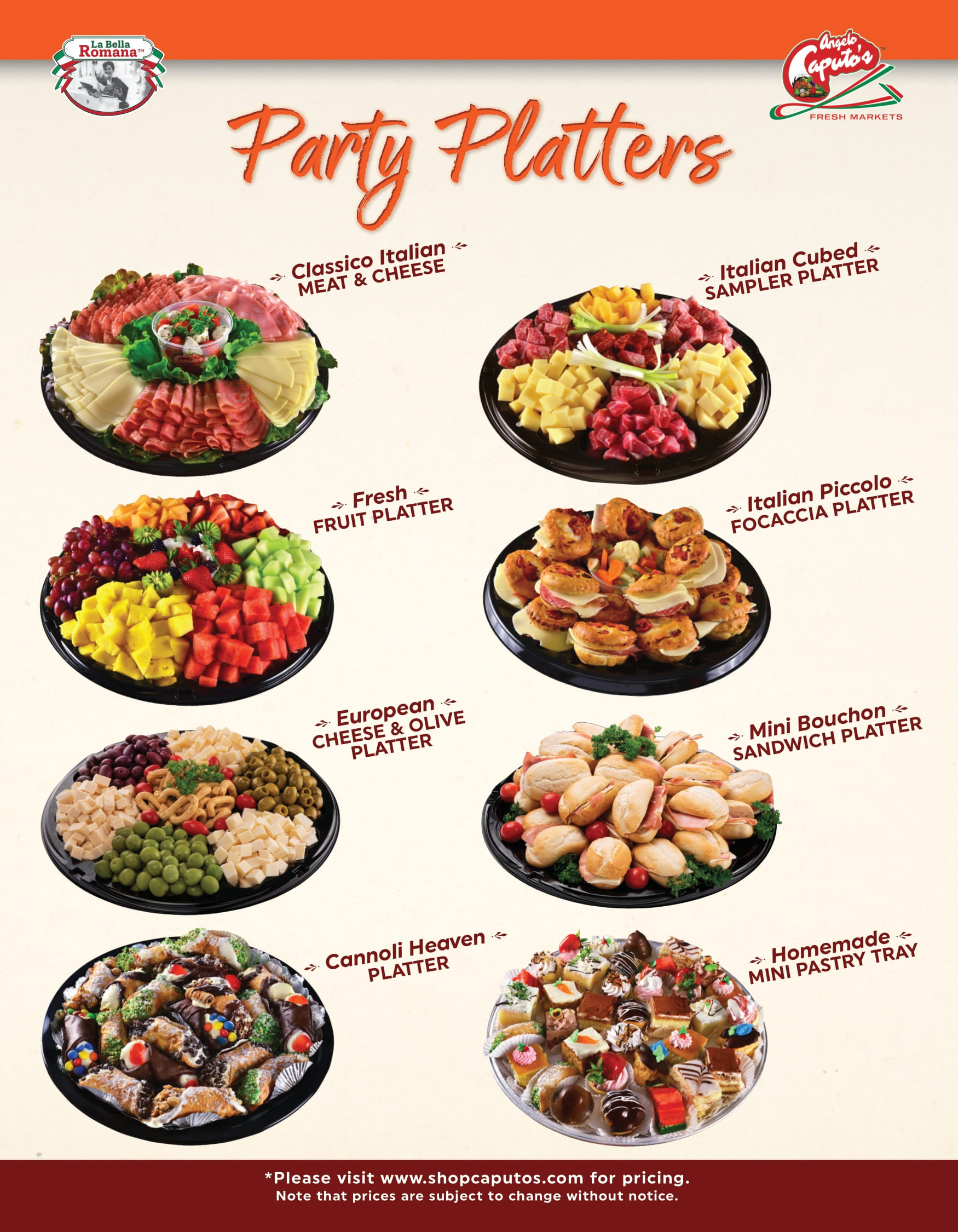 Holiday Turkey Feast 2025 Party Trays