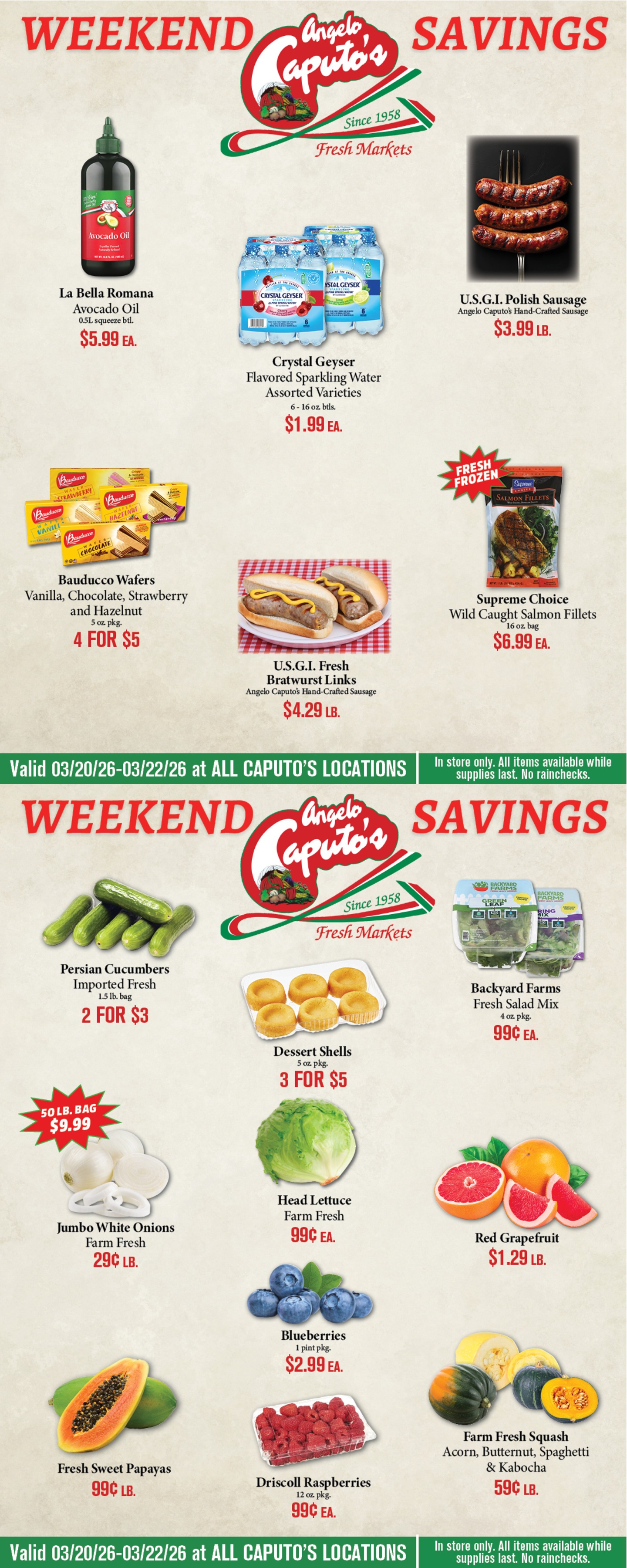 Three Day Sale Page Two