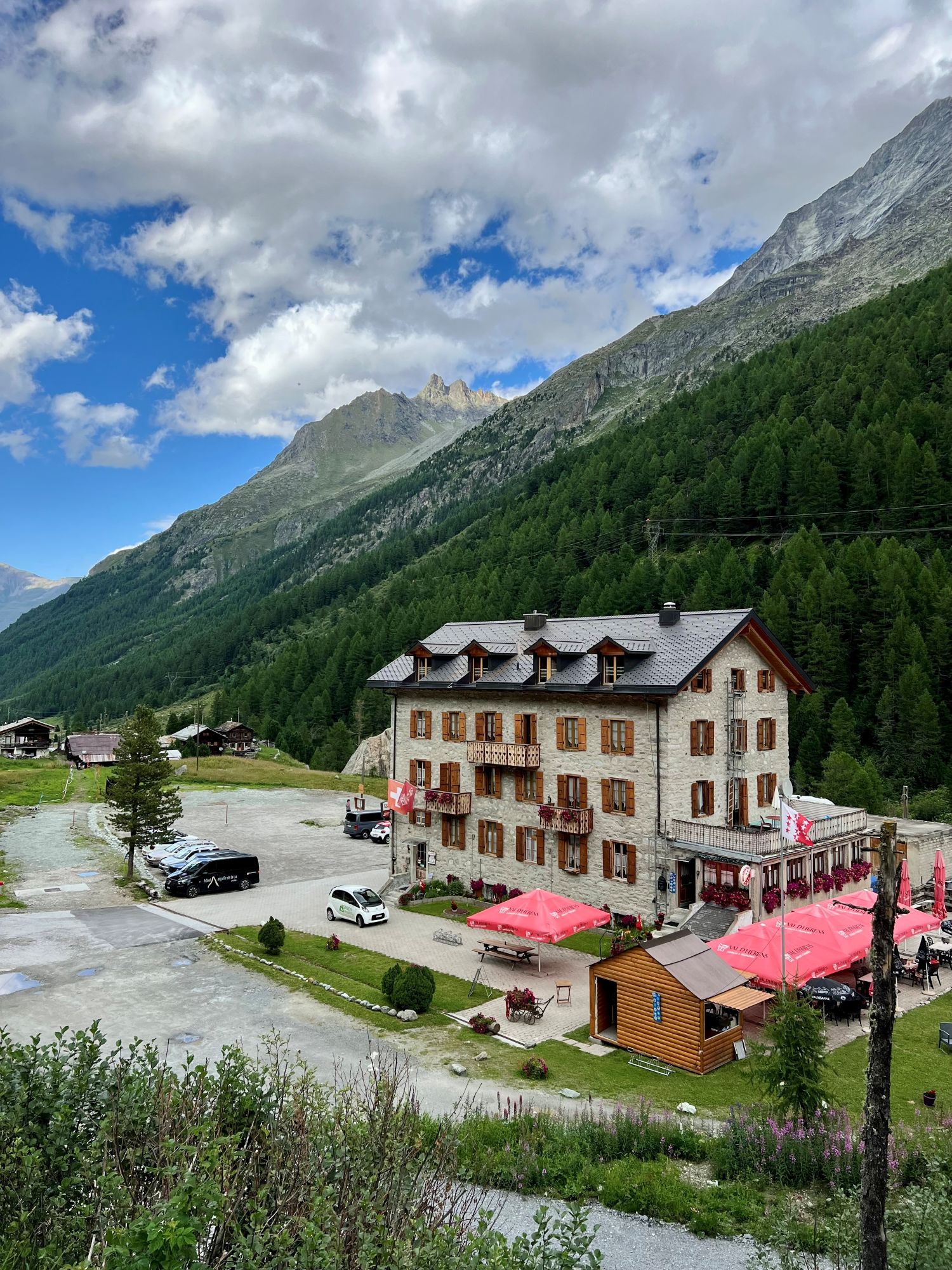 aire camping provisoire camping arolla tza