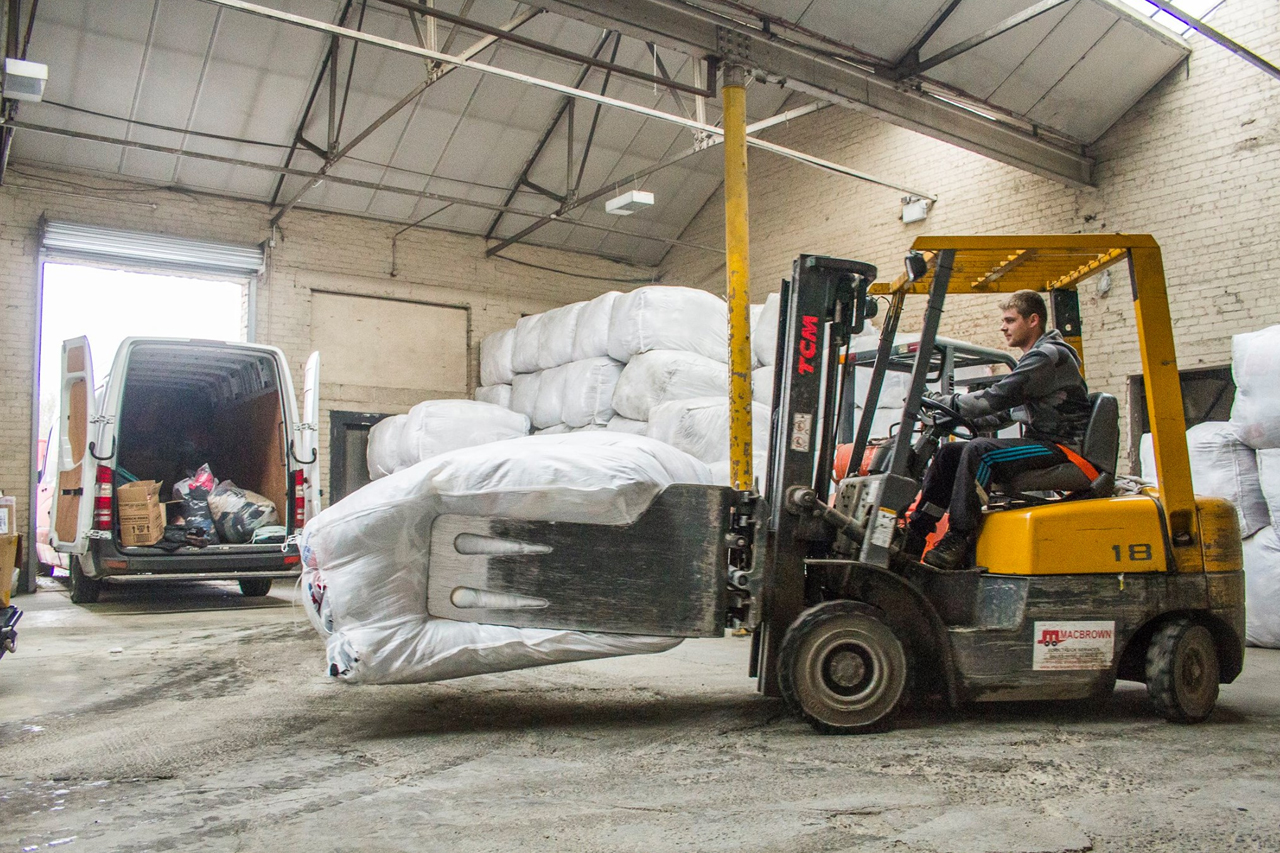 What happens to your charity clothes donation?