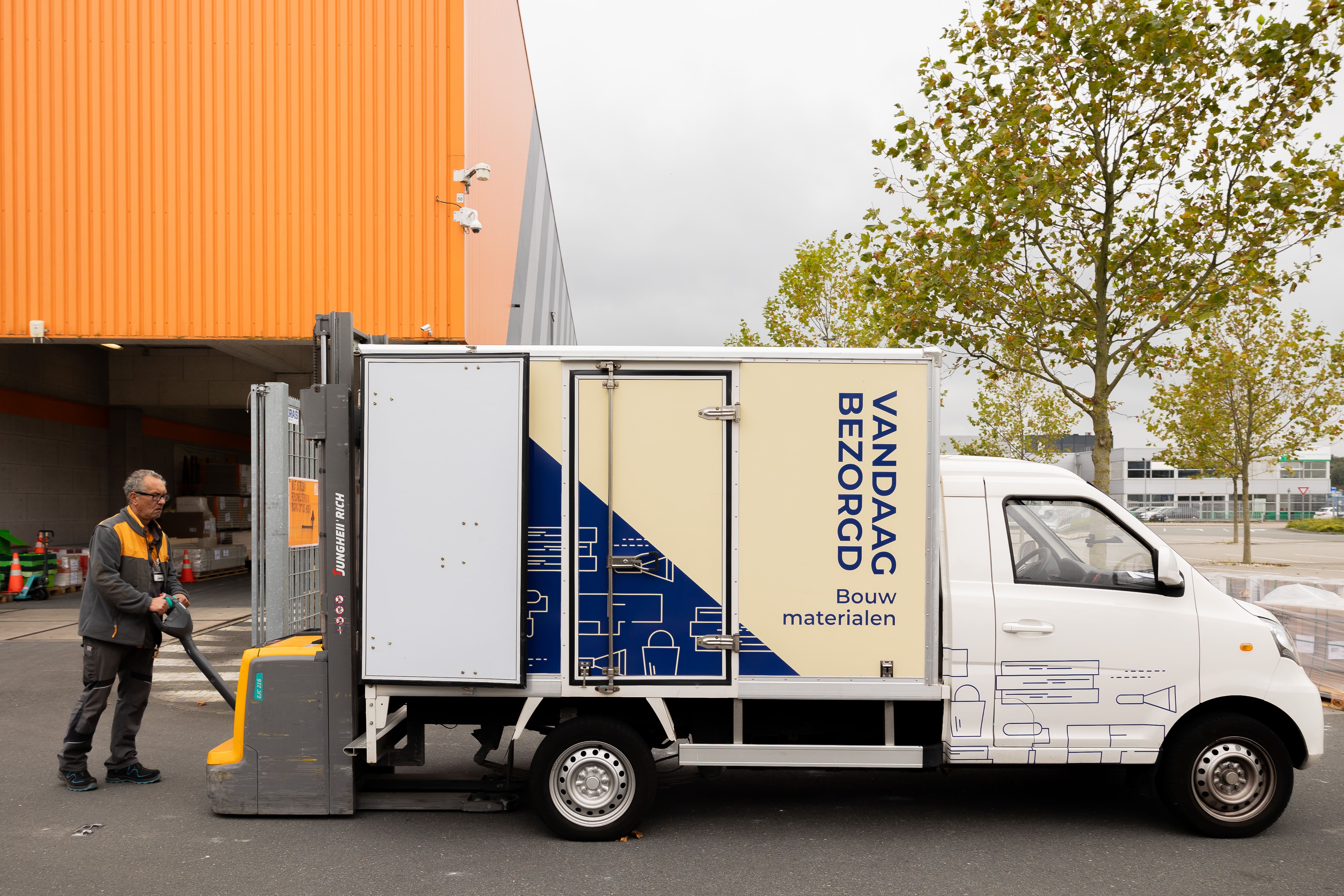 Foremore van on a street