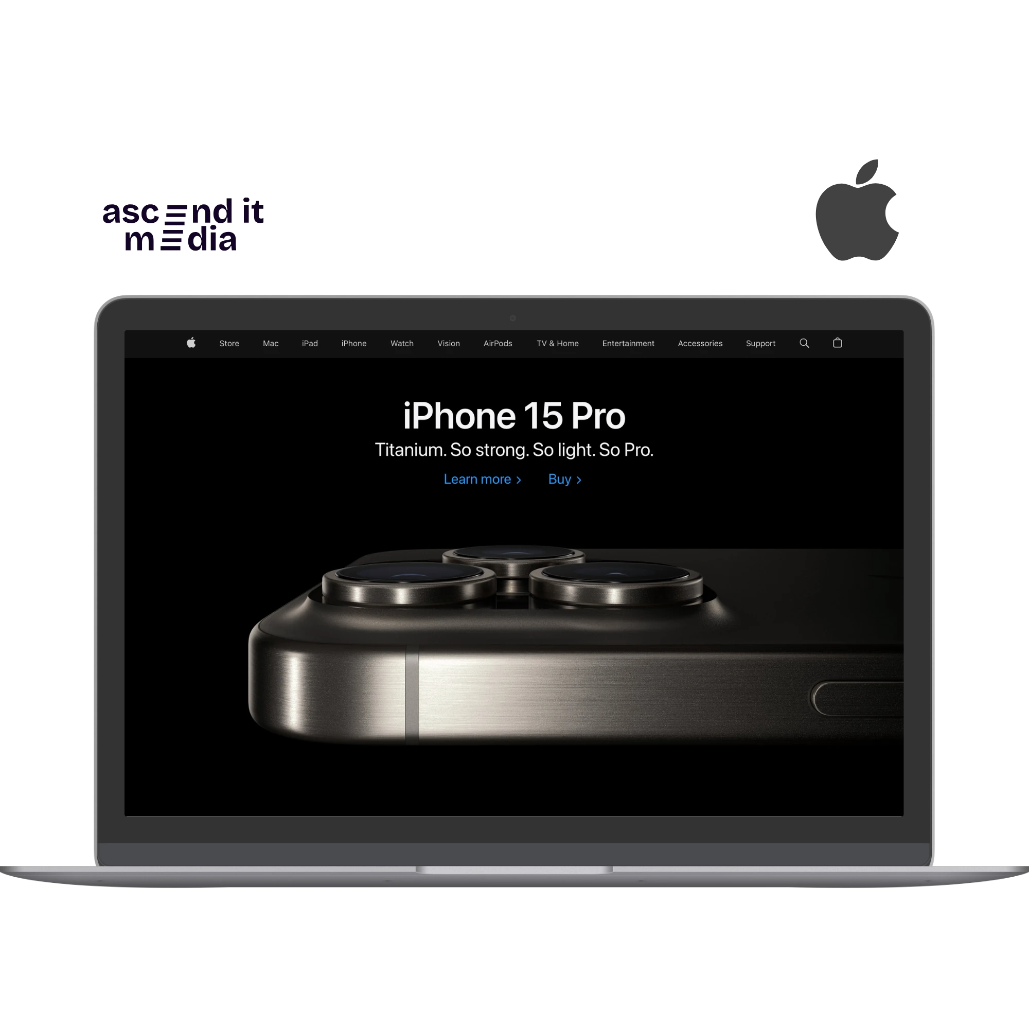 Apple website design example