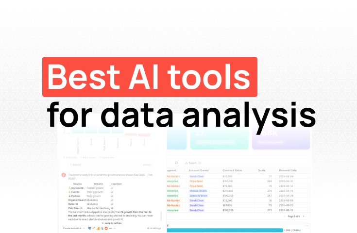 Best AI tools for data analysis: a guide for every type of user