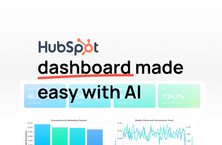 HubSpot dashboard: what's built in and how to go further