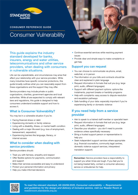 Consumer Reference Consumer Vulnerability