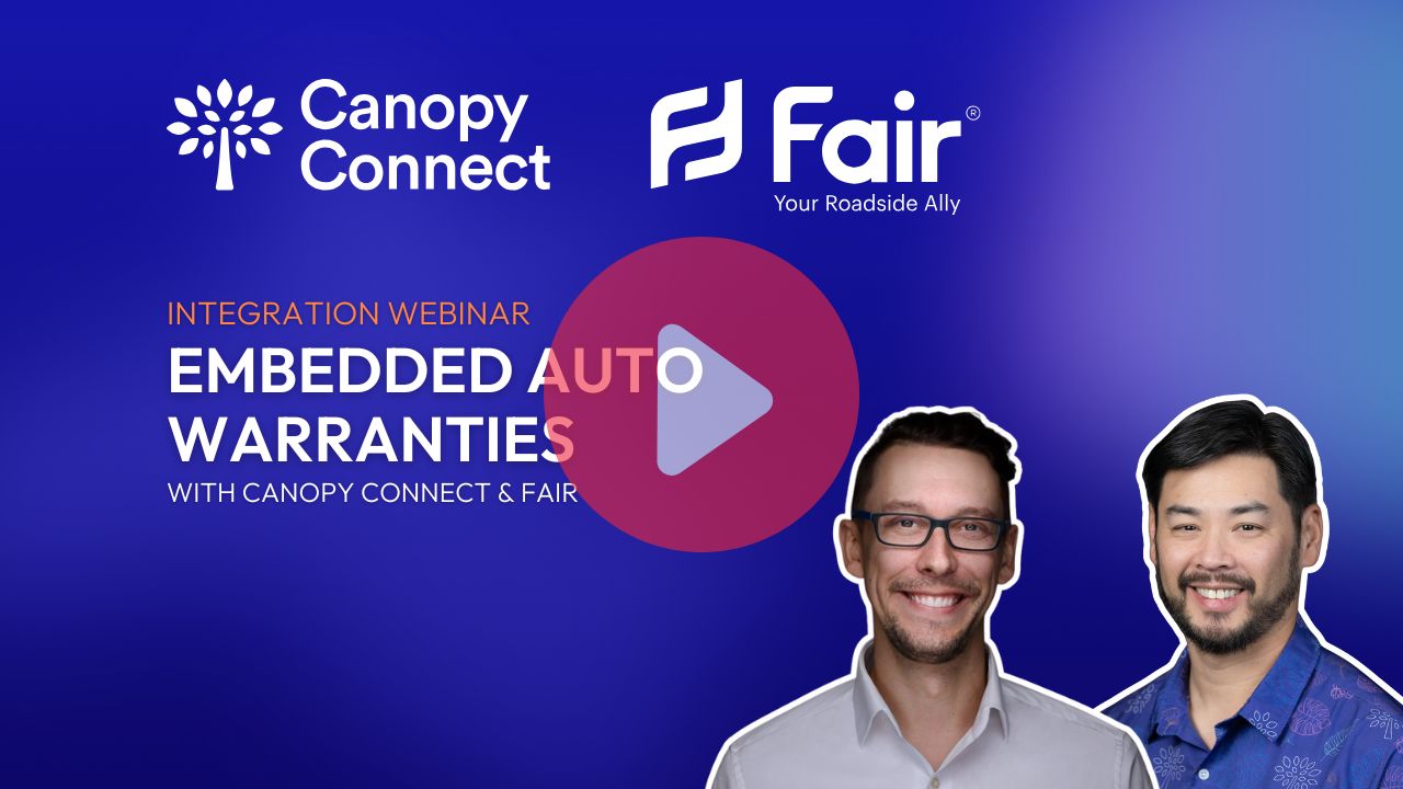 Fair Auto Warranty and Canopy Connect Integration Webinar