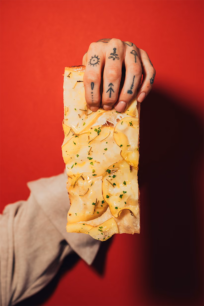 Pizza vegetariana e vegana  Wilma's Lugano trancio e asporto
