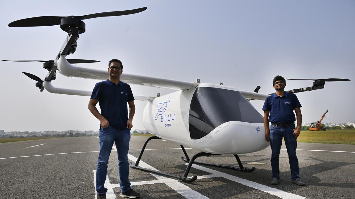 After 4 years of R&D, Hyderabad's deep-tech aerospace firm BluJ Aerospace unveils Gen 2 eVTOL Aircraft