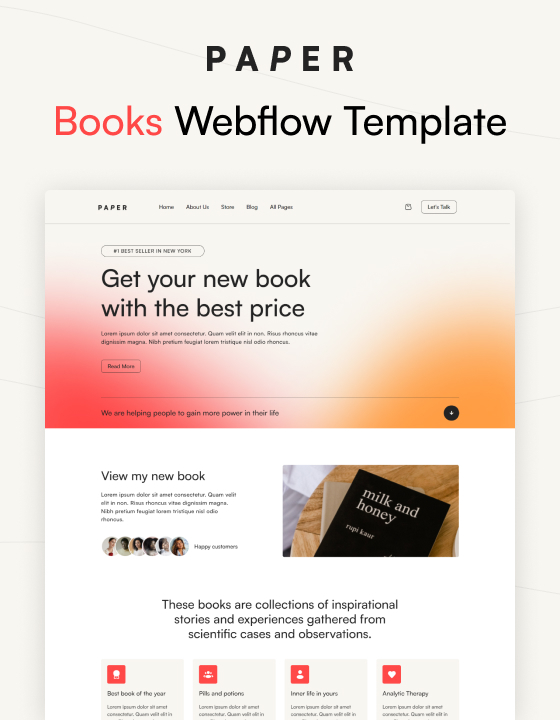 Paper 128 - Book Website Template