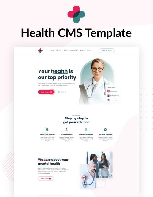 Medic 128 - Health Website Template