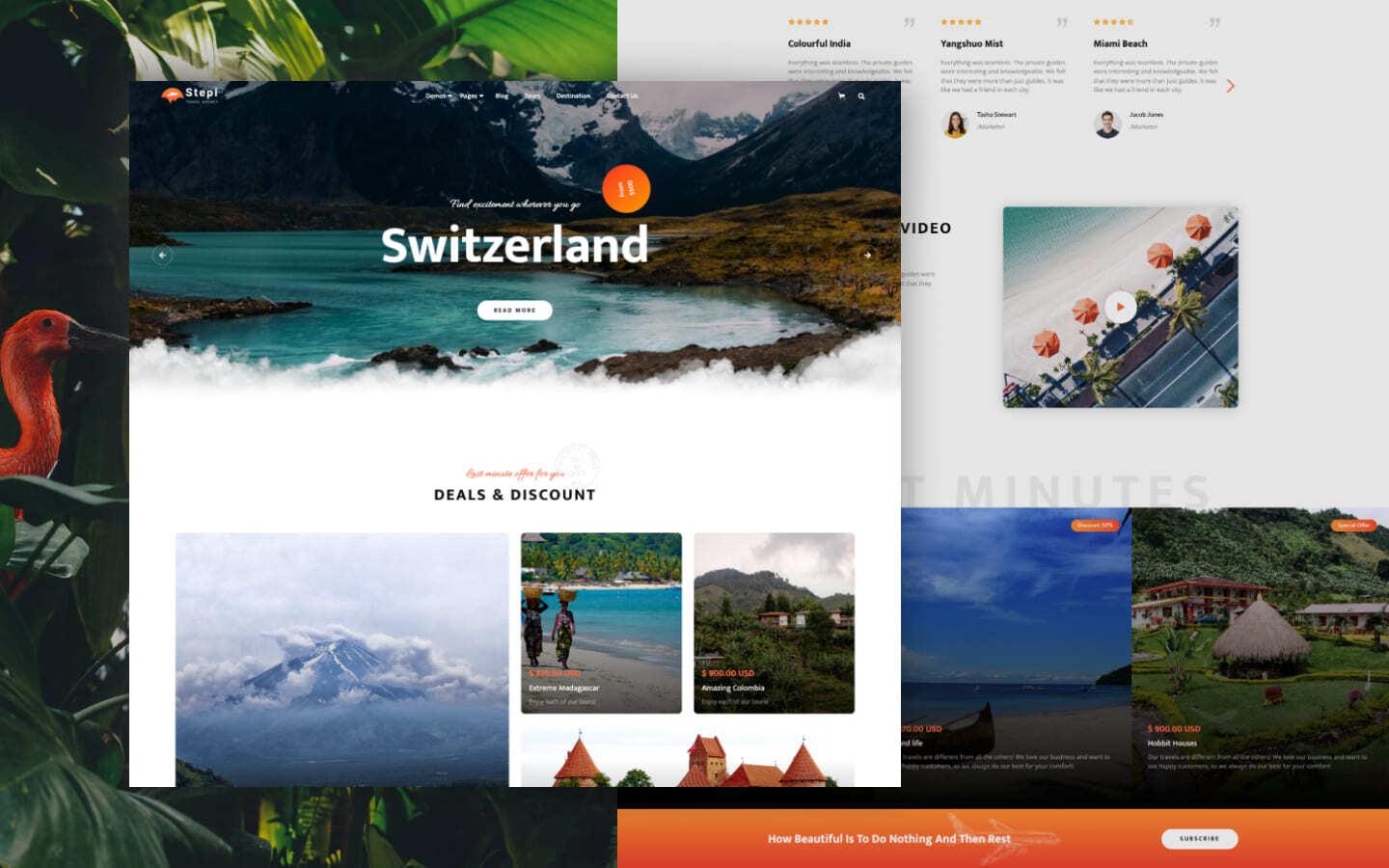 Stepi 128 - Tourism Website Template