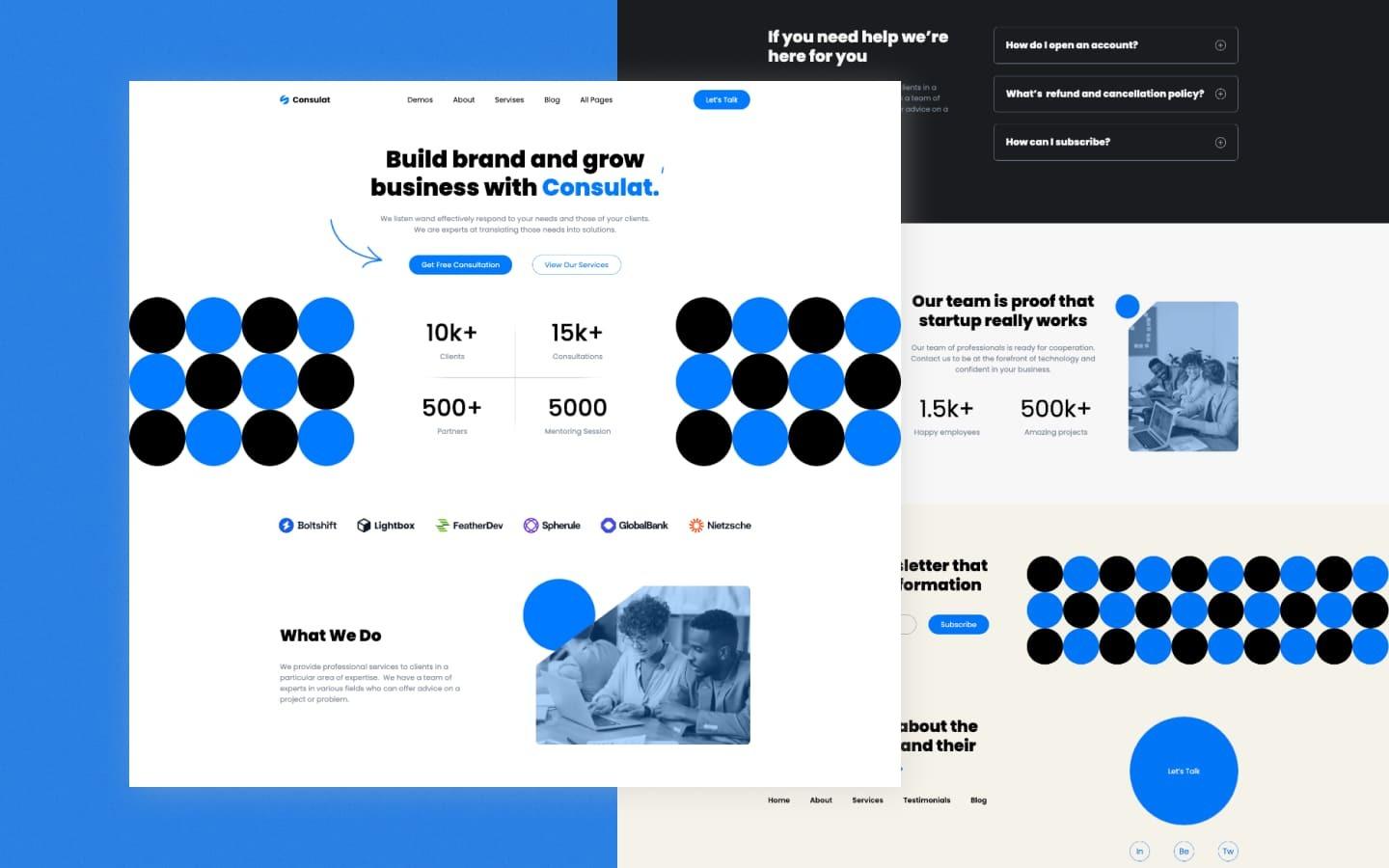 Consulat 128 - Consultant Website Template